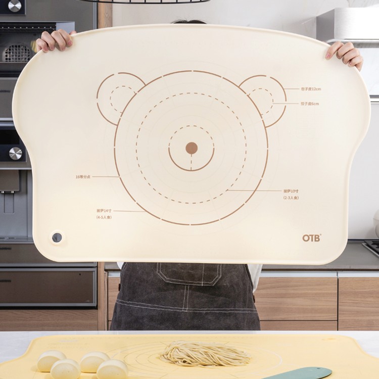 OTB欧标硅胶揉面垫加厚食品级家用和面垫面板案板