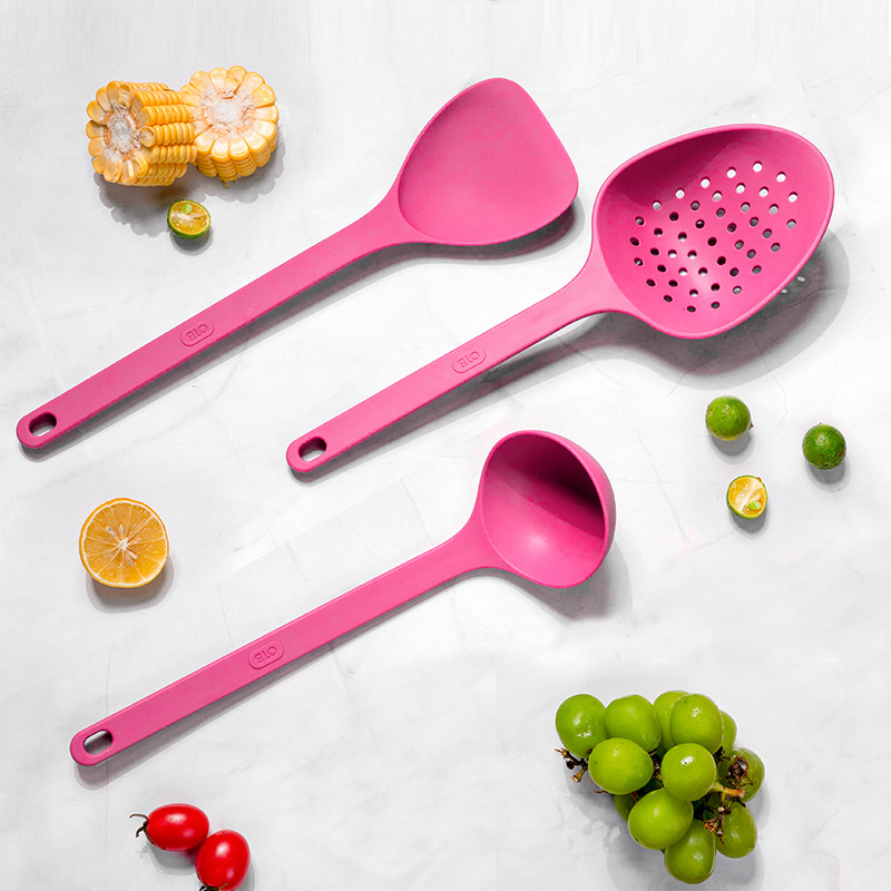 OTB硅胶组合耐高温长柄勺子家用厨房不粘锅锅铲炒菜铲子加长厨具