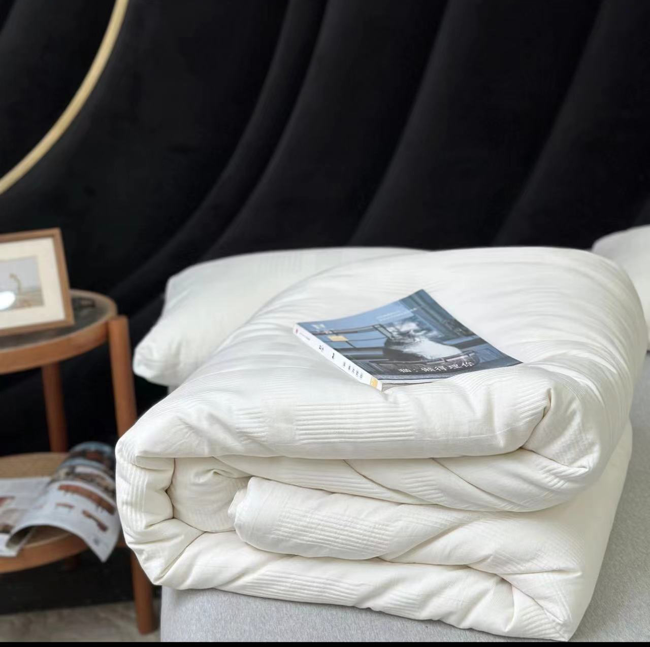 【安利家居】全棉柔软抗菌大豆纤维被春秋加厚冬被被芯保暖被子
