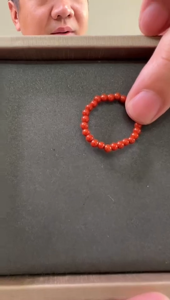 【闪购商品】南红玛瑙戒指未镶嵌戒圈 3mm
