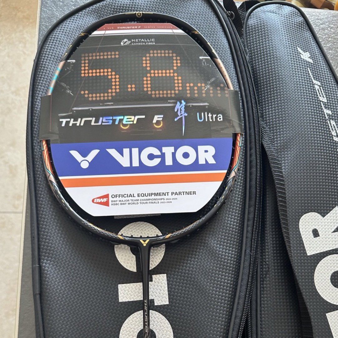 胜利TK-F隼Ultra 专业羽毛球拍、5.88mm纤细中杆