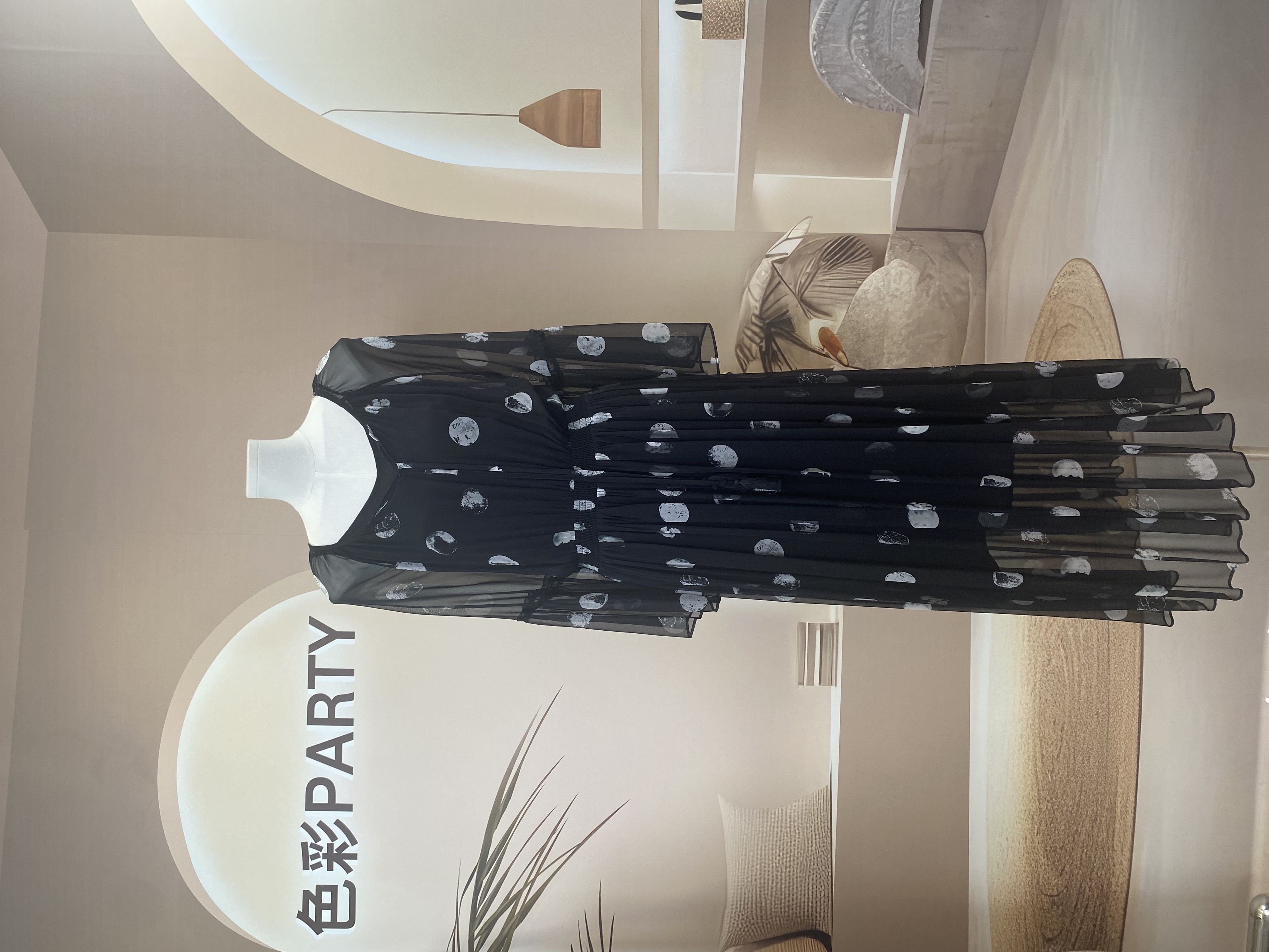 【月球-色彩PARTY原创】重磅100桑蚕丝连衣裙YR24D285-12