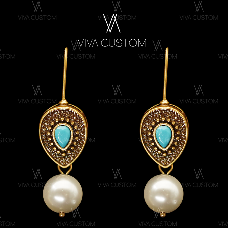 合金合成锆石耳饰 （精工系列）法式精致水滴耳钩