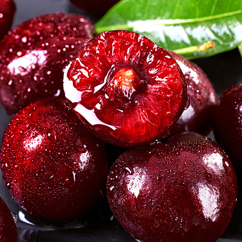 【赤峰市区当天送达】拉宾斯单J车厘子原箱5斤装海运内附果径卡