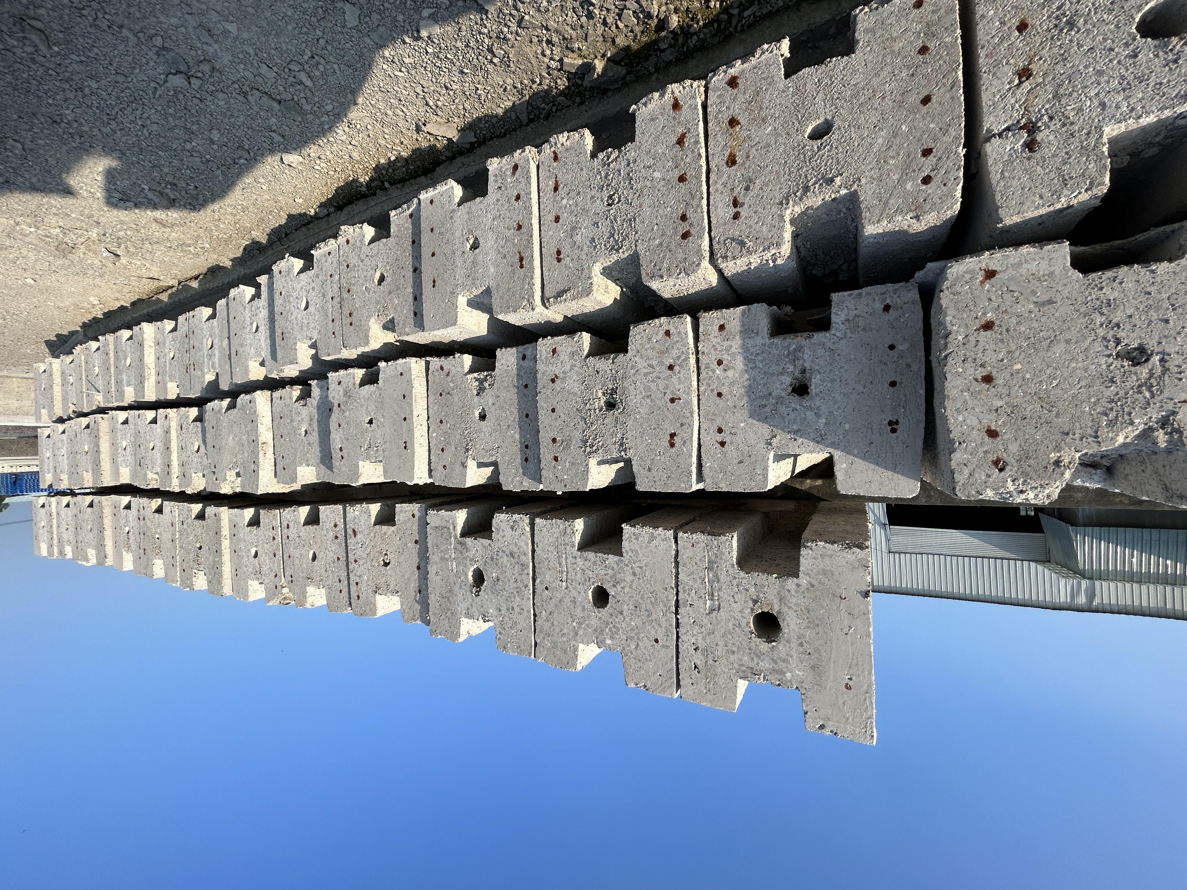 装配式水泥板围墙板子4块高度2米立柱20:20长度2.6米