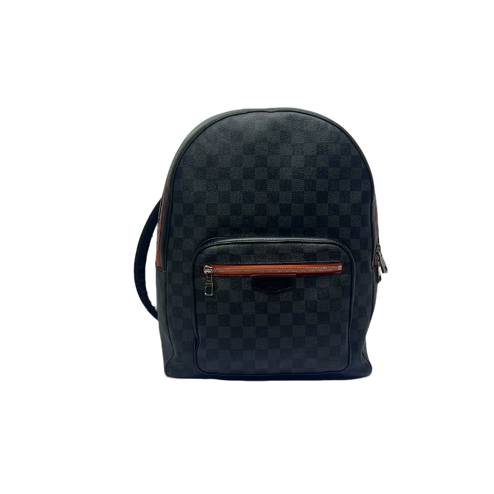 95新 LouisVuitton/路易威登 路易///黑棋盘格经典双肩包（699560）