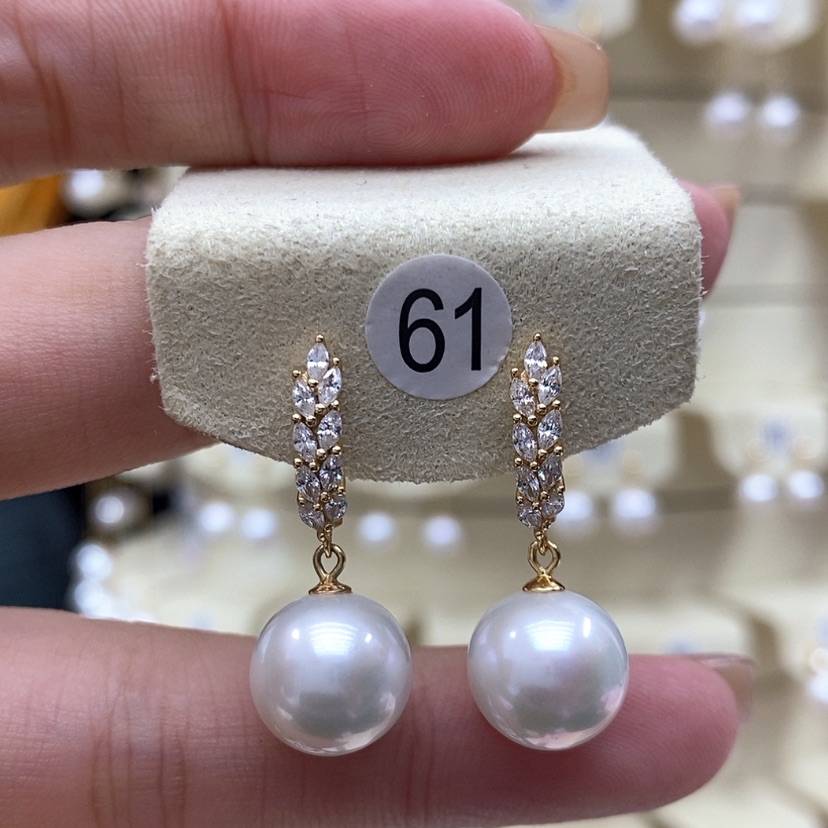 【闪购商品】淡水珍珠耳饰银S925镶嵌
