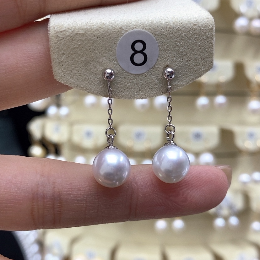 【闪购商品】淡水珍珠耳饰银S925镶嵌