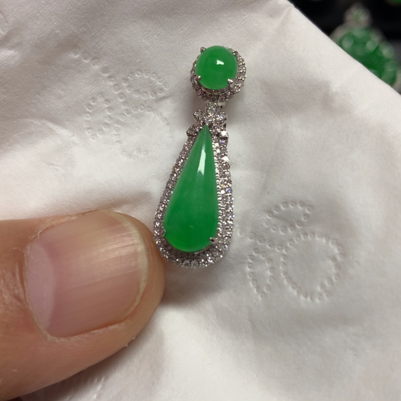 【闪购商品】翡翠手链18K金镶嵌