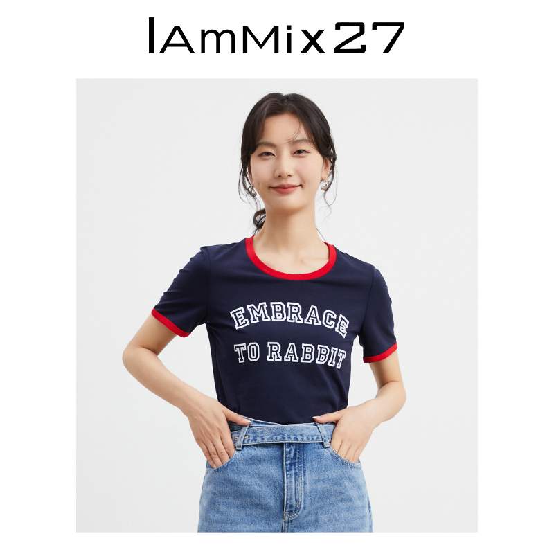 Iammix27【籽言专属】短袖打底衫女M3A8X803
