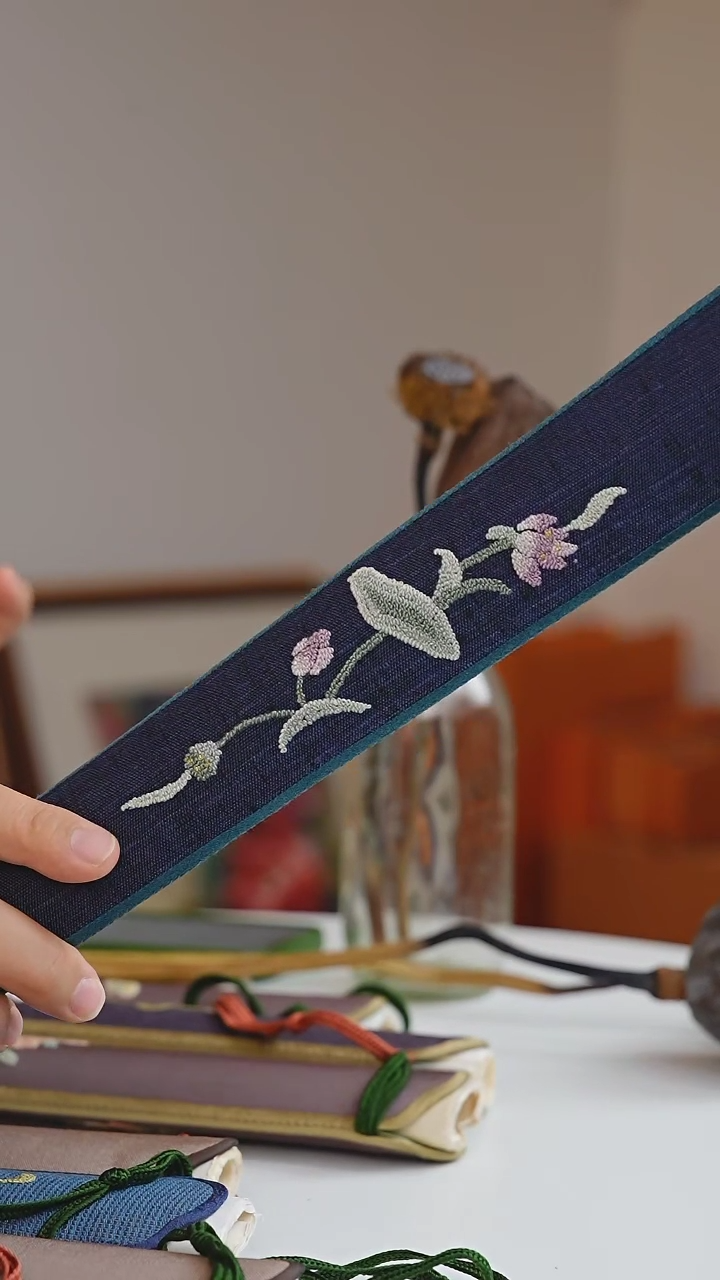 【闪购商品】刺绣手工苏绣+缂丝 扇套