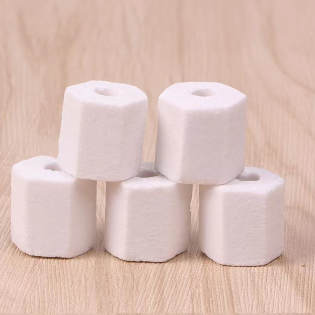 陶瓷环六角环锦鲤鱼池陶瓷环滤材净水石大型鱼缸过滤材料硝化细菌