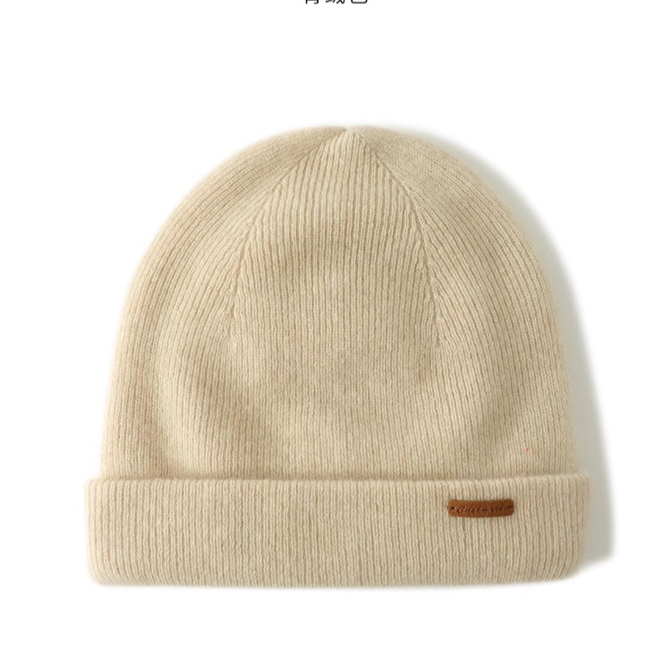 新款100羊绒帽子 加厚 