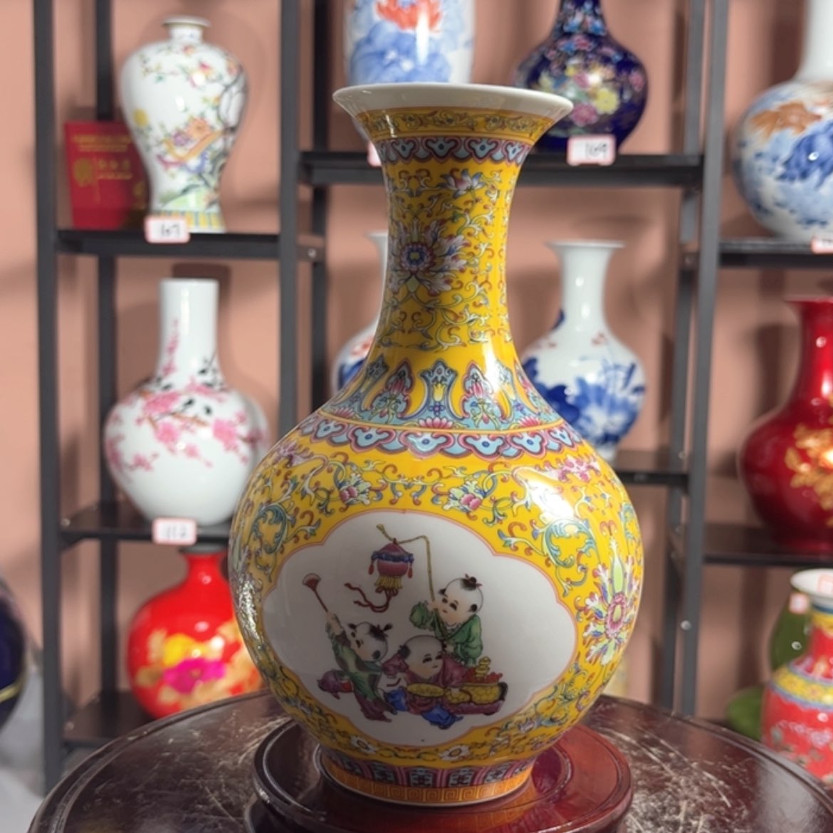 【闪购商品】瓷瓶景德镇陶瓷 高22