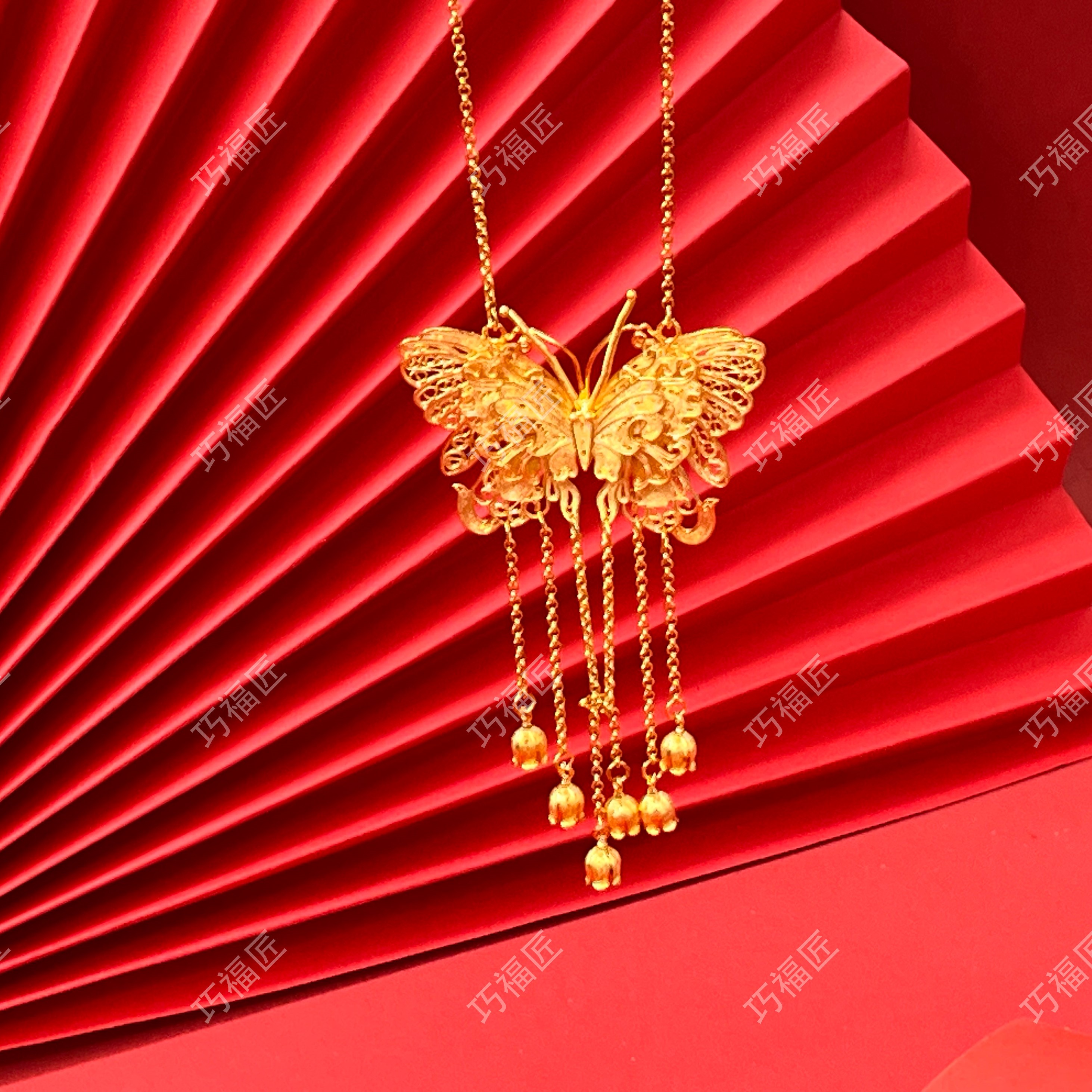 坠链均足银 大蝴蝶套链 时尚百搭经典经典精美女士简约