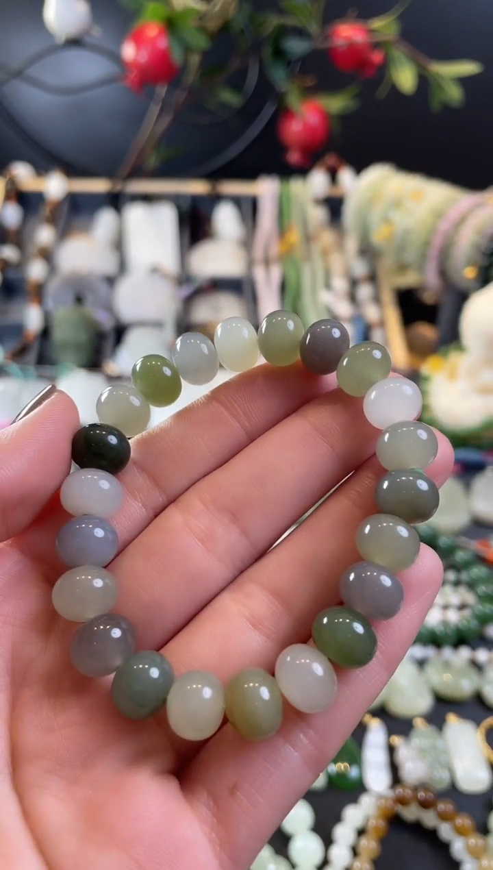 【闪购商品】和田玉吊坠未镶嵌多宝手串（多样性发货）