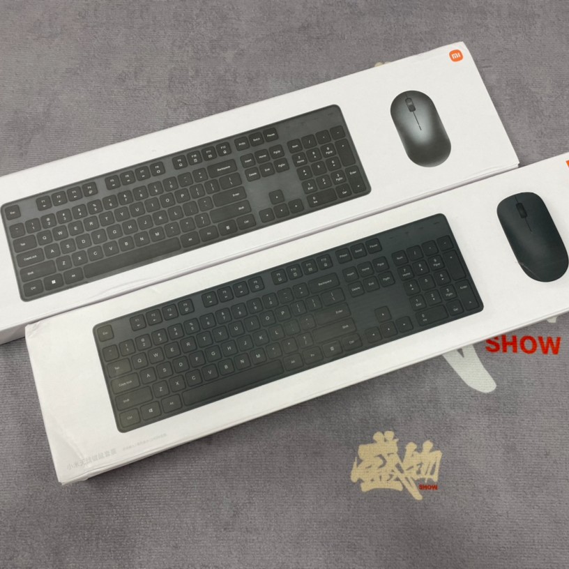 99新 Xiaomi/小米 无线键鼠套装1代2代 全尺寸104键2.4G无线传输 