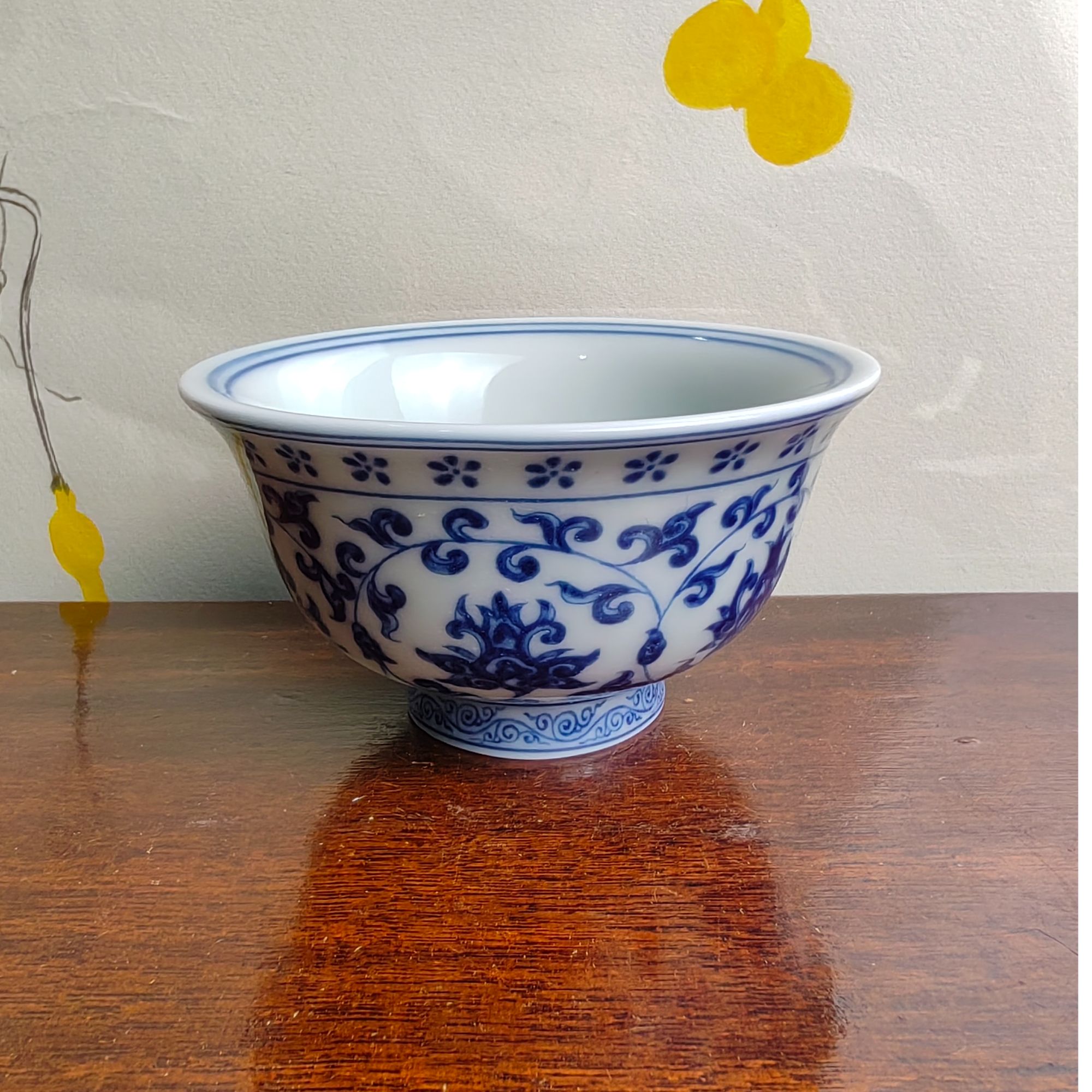 白瓷青花瓷茶杯陶瓷功夫小茶杯单杯主人杯茶具套装茶碗品茗缸杯子