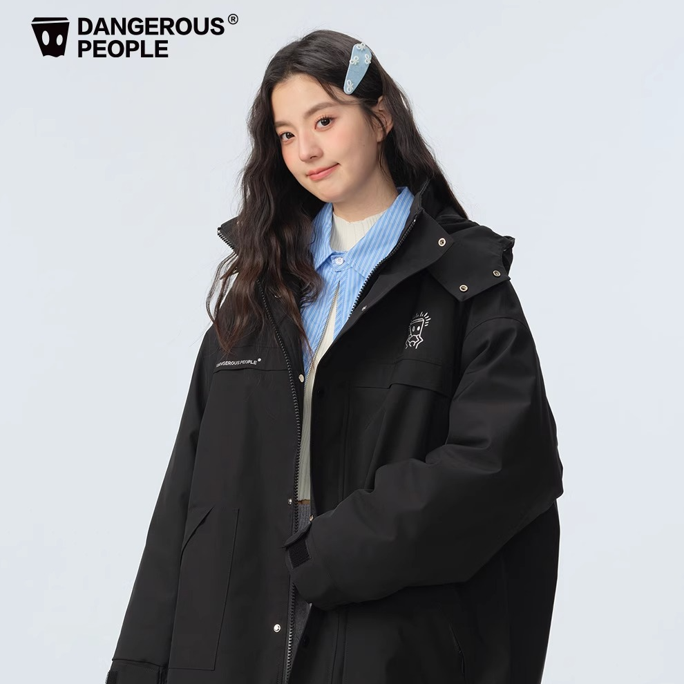 Dangerouspeople薛之谦dsp简约轻薄派克加棉夹克宽松百搭潮流外套
