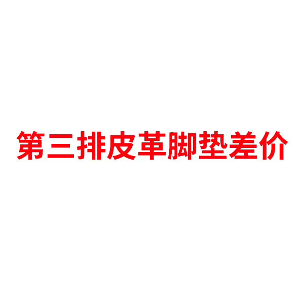 第三排单层脚垫差价