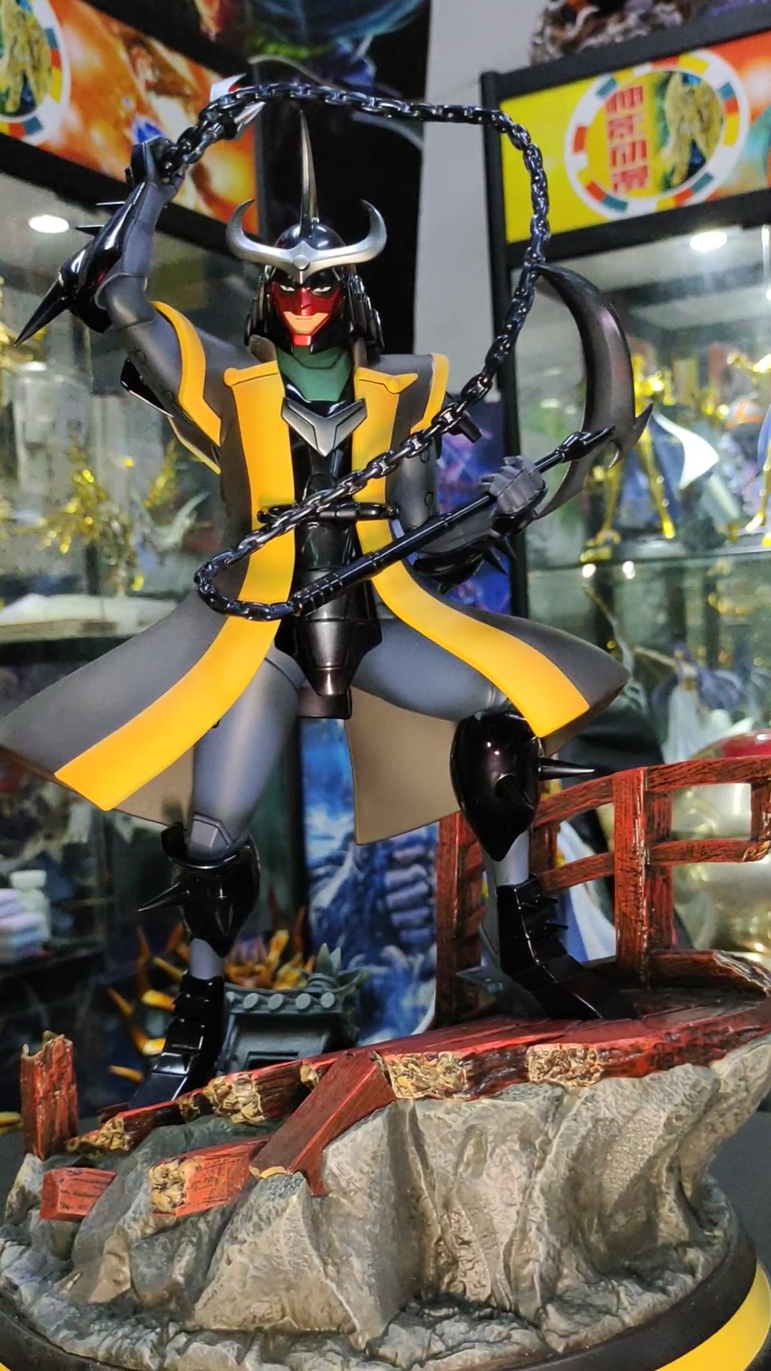 魔神坛斗士鬼魔将舒顿雕像