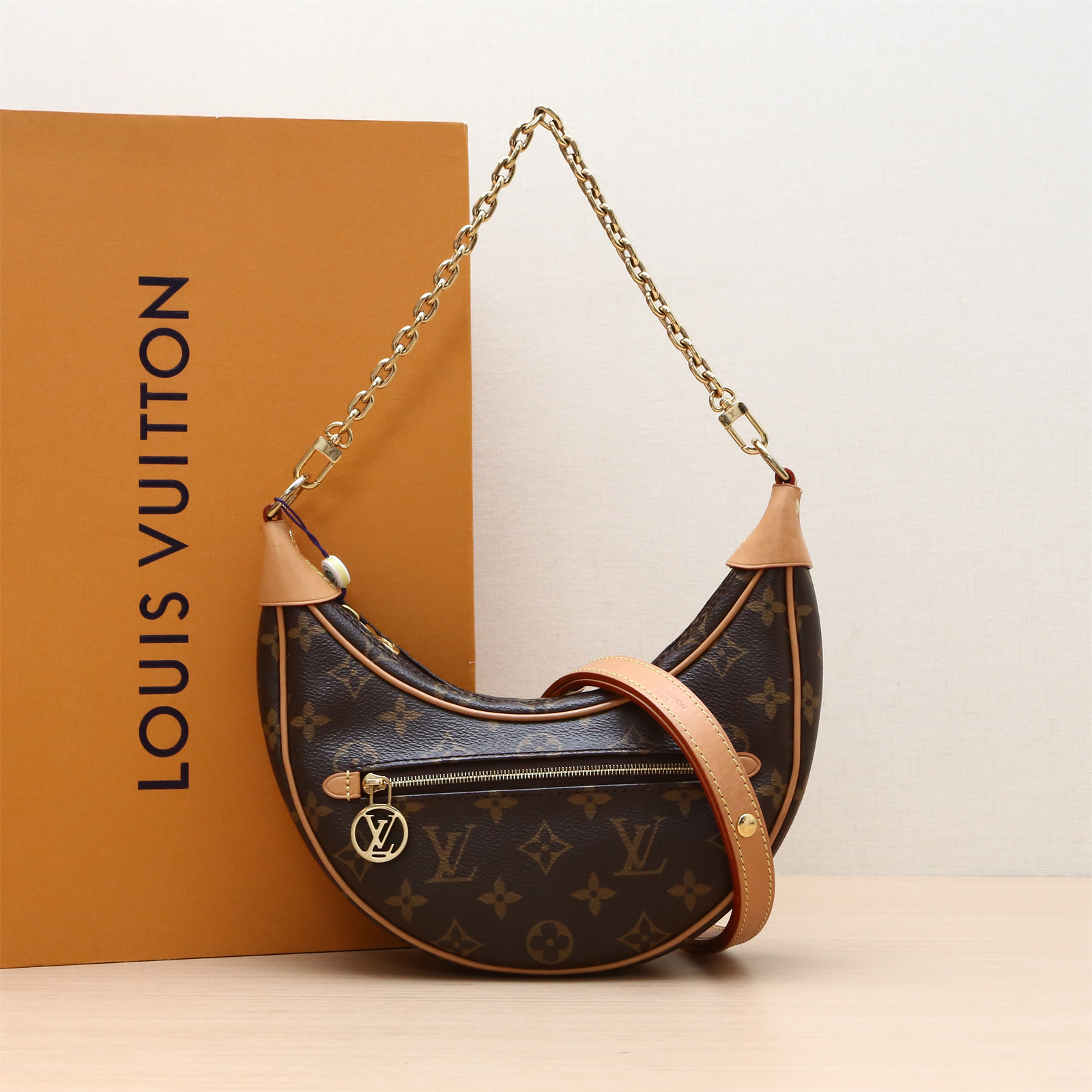 95新 LouisVuitton/路易威登 ZS Loop 豌豆包 芯片P204299323
