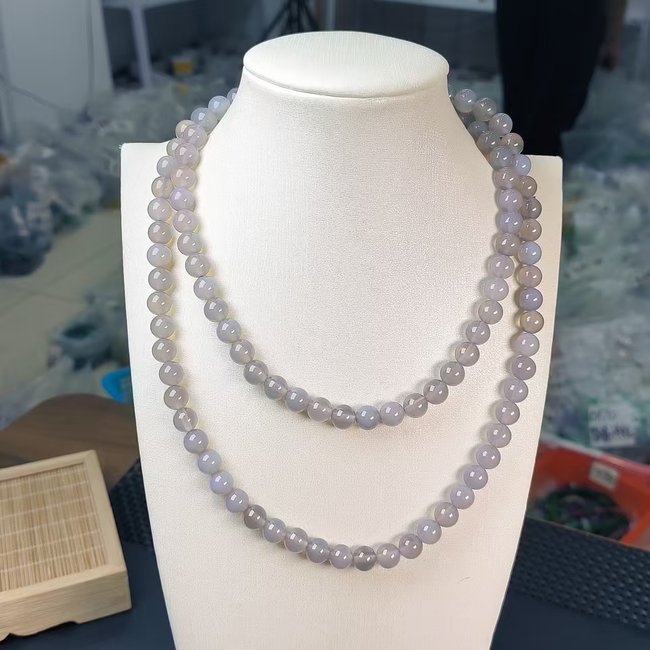 (聚宝严选）A532烟紫H妈妈链108百搭素款妈妈款时尚精美