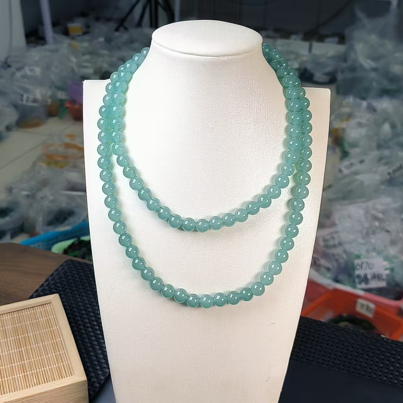 (聚宝严选）A734老蓝水108妈妈链百搭素款妈妈款时尚精美