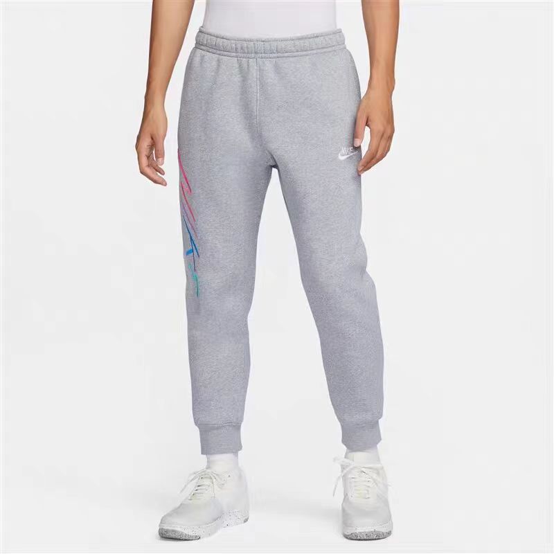 （断码清仓）Nike耐克男子春季针织加绒休闲运动束脚长裤FB7479-063