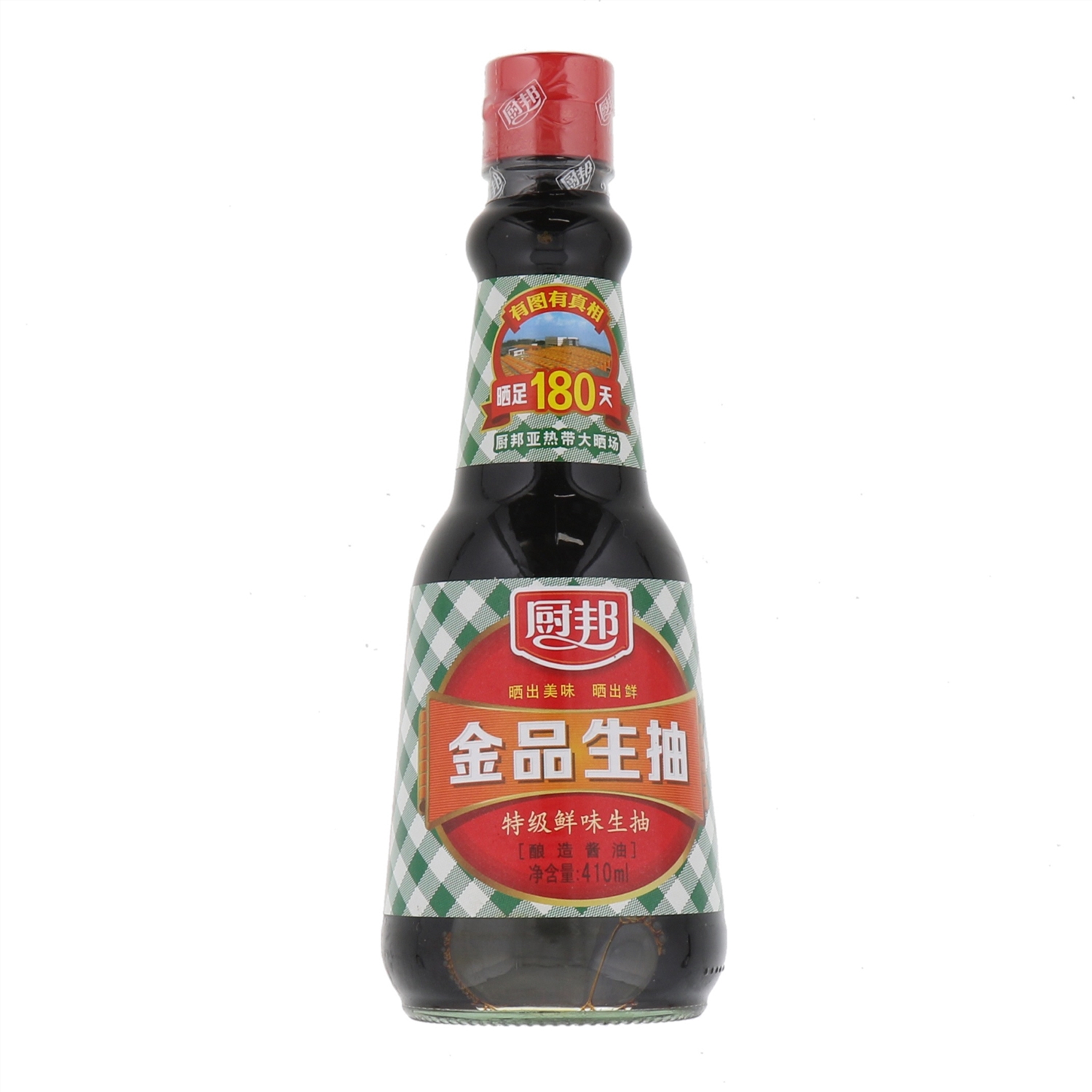 厨邦金品生抽410ml