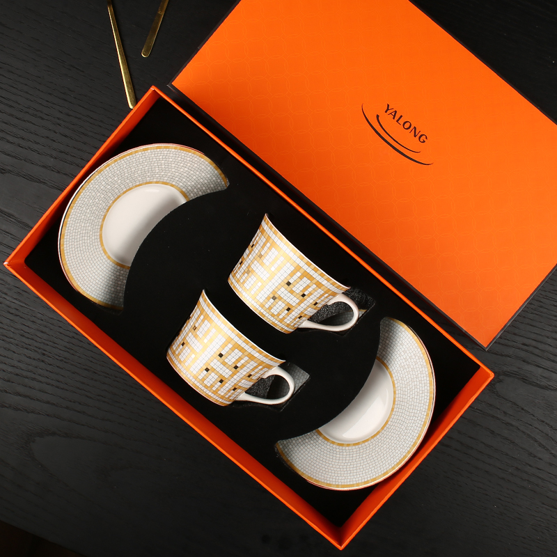 【罗马帝国杯碟】200ML咖啡杯红茶杯精致欧式杯碟轻奢复古