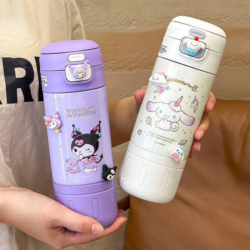 【小扬力荐】库洛米双饮保温杯316食品级儿童学生专用水杯学生专用