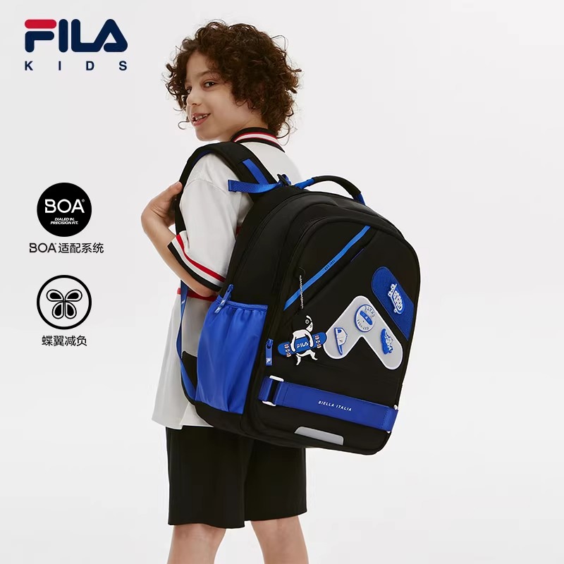 【斐乐儿童】蝶翼AERO中大童百搭时尚舒适减负学生双肩包K18B431120商品图