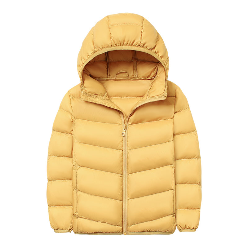 K-2609#2025年儿童连帽羽绒服男女同款休闲内搭外穿秋冬童装可爱