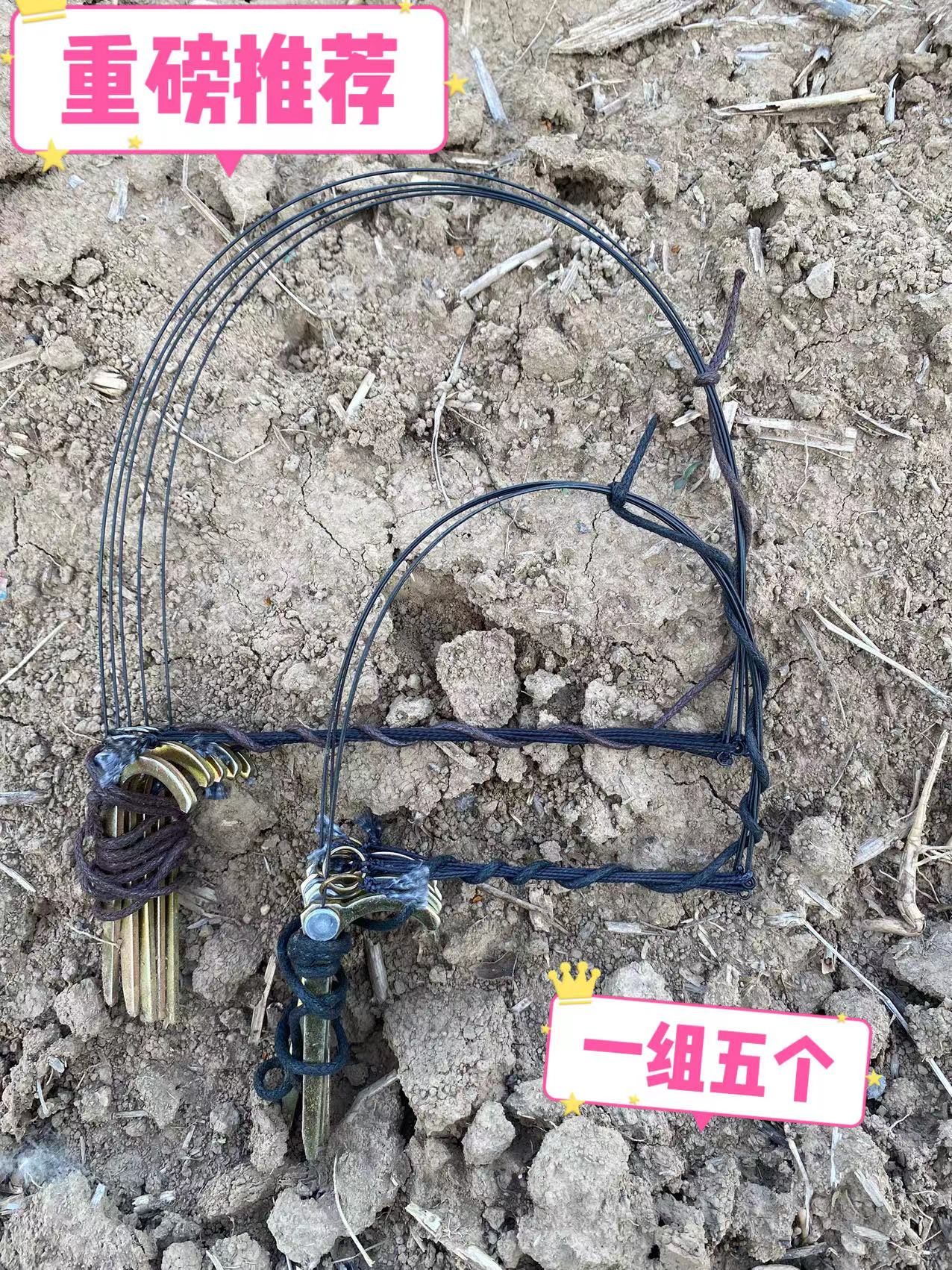 绊脚绳套排套固定抓鸡神器地插户外