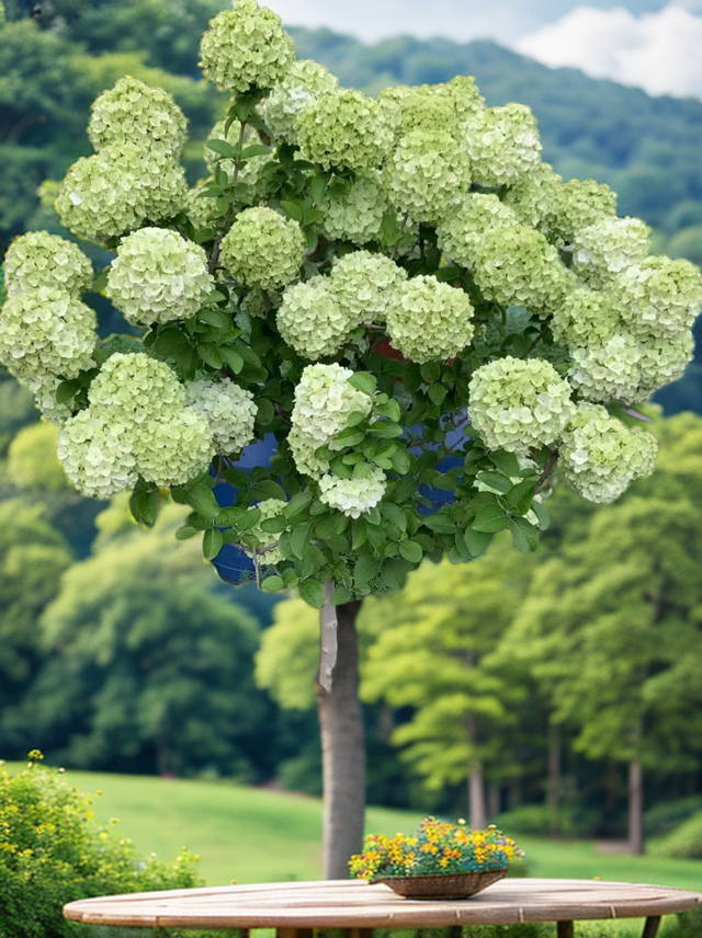 (一物一拍)中华木绣球绣球花扦插苗翠绿色转白色美观