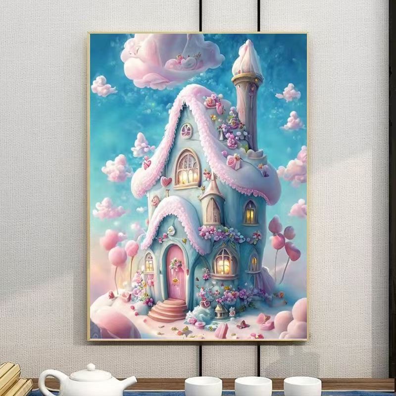 云朵小屋 十字绣蒙娜丽莎45色60*85【送工具包+绷带+线蜡】