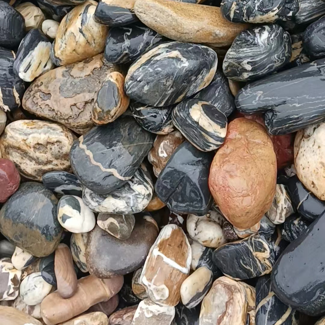 天然汉江奇石原石水墨石造型石捡石头汉江石动物人物画面石不包邮