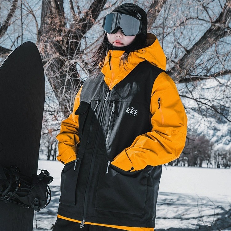 awka单板滑雪服马甲背心男女款户外运动美式防水防风外套上衣宽松