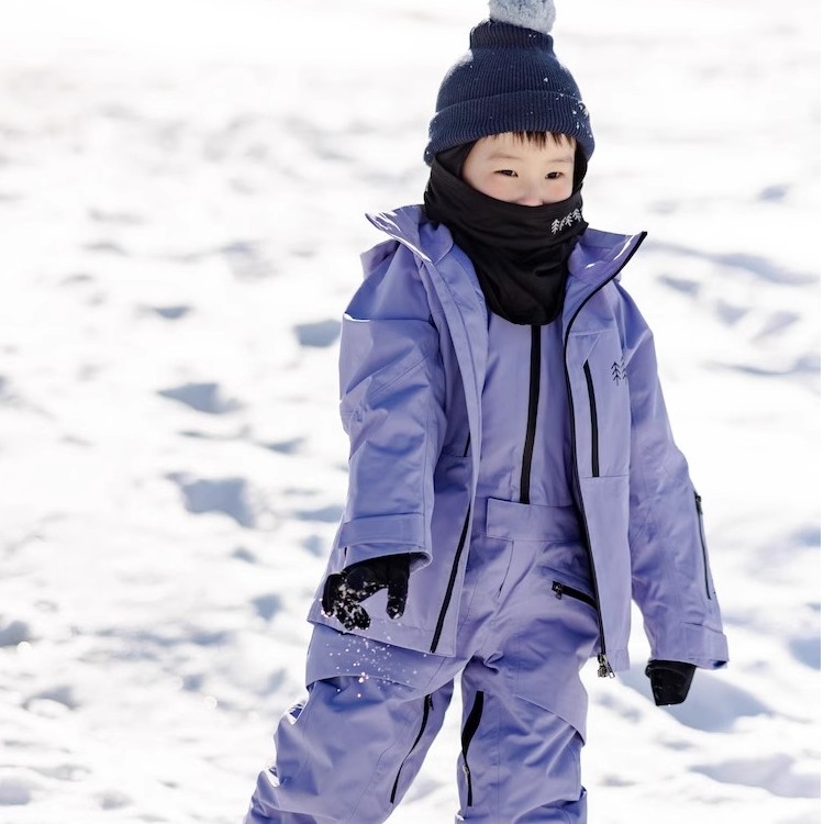 awka儿童滑雪裤女童男童背带款防水加厚单板防雪专业雪地裤子保暖