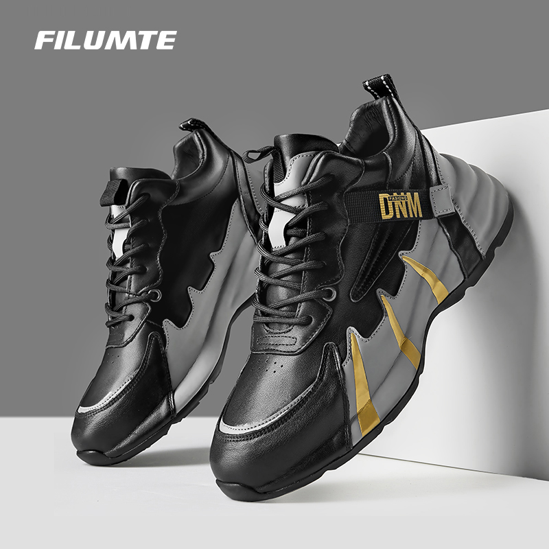 FILUMTE/斐仑特品牌男鞋2024休闲中高帮鞋男士鞋男款运动鞋上档次