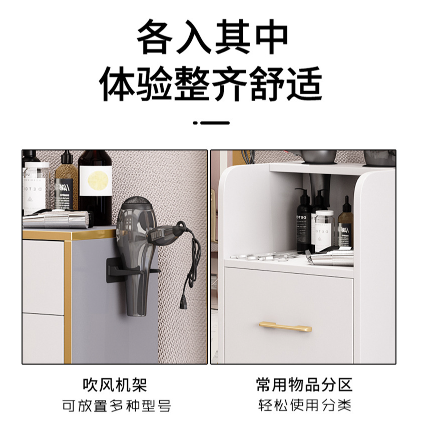 理发店工具柜发厅专用工具车美容院多用途置物架子美发店烫染柜子