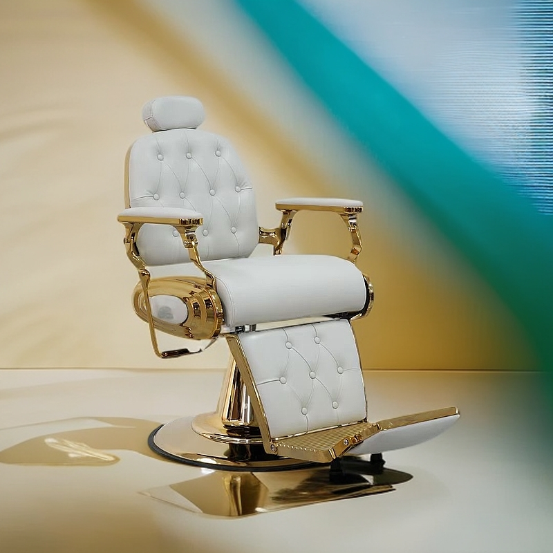 男士理发店椅子油头修面刮胡子大椅发廊剪发专用升降剪发椅可放倒