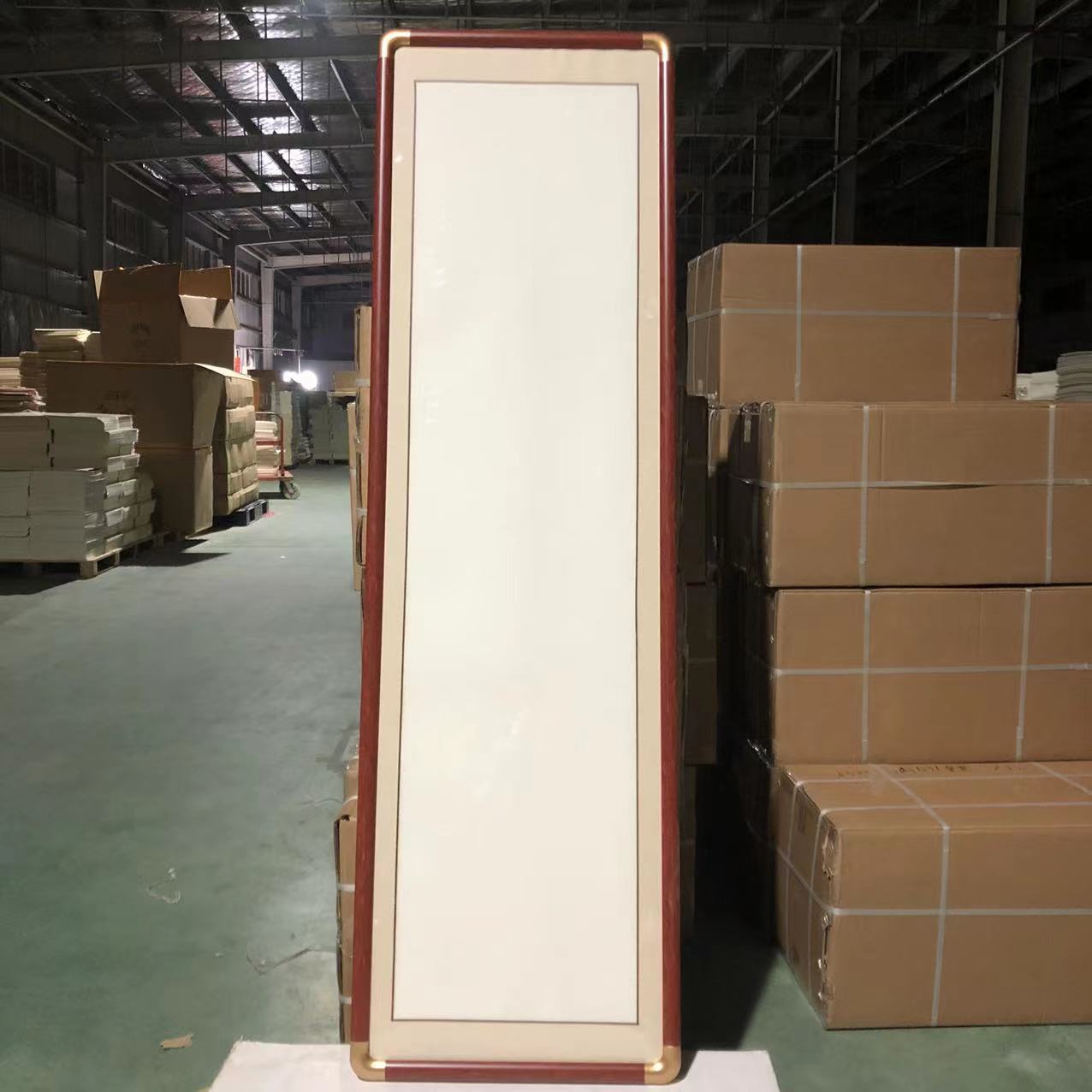 【相知】42x150大线条仿花梨色仿铜角实木画框双十一福利【到手2个】