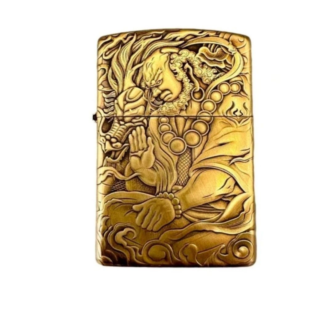 ZORRO佐罗降龙伏虎902s浮雕盔甲煤油防风打火机正品