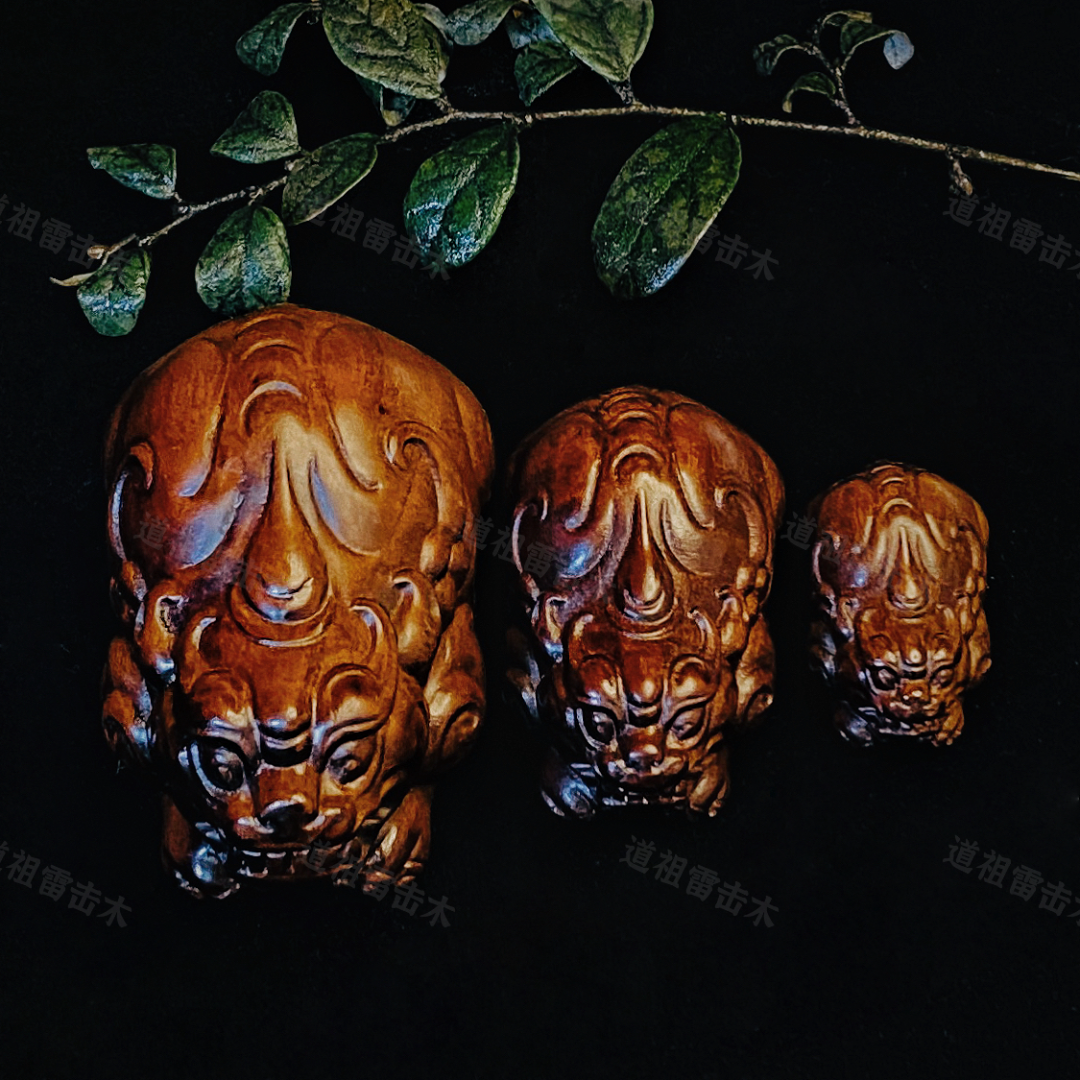 枣木貔貅金蟾盘玩把玩手工手把件大号中号