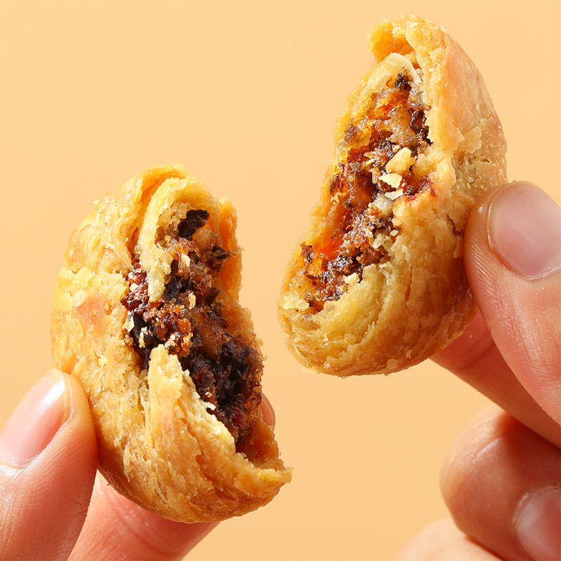黄山烧饼梅干菜扣肉酥饼安徽特产网红零食糕点小吃
