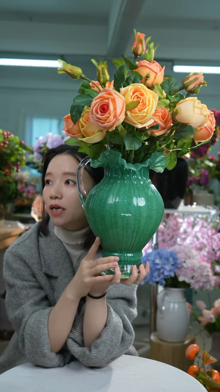 【闪购商品】绿色琉璃芬顿