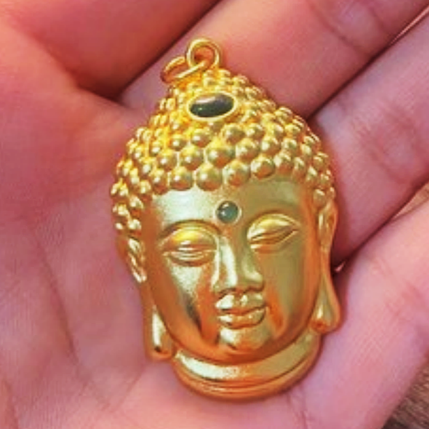 老/郑/C329大日如来佛吊坠（包邮+证书+礼盒）赠链