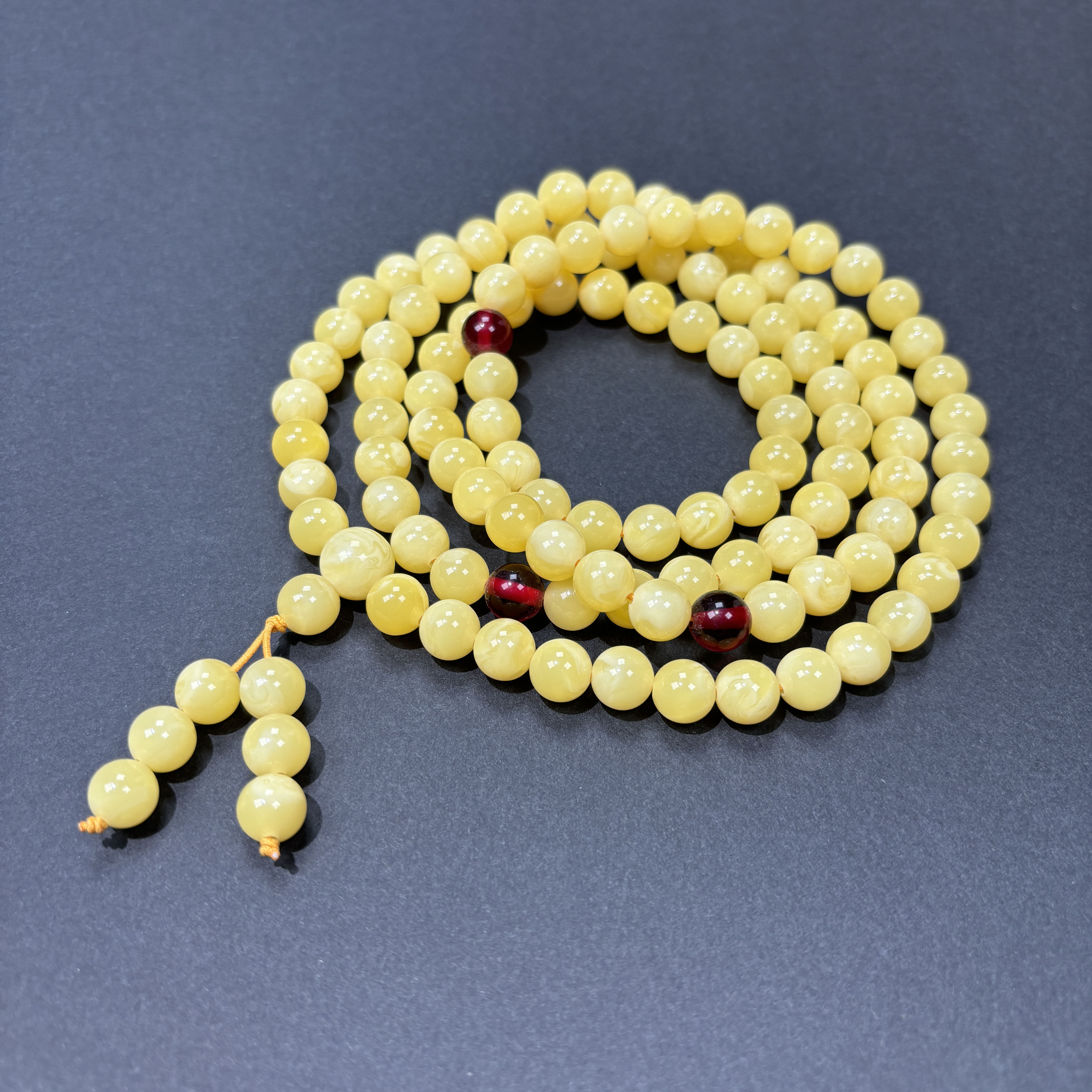 【正品保障】8mm多圈圆珠手串108颗    S10083